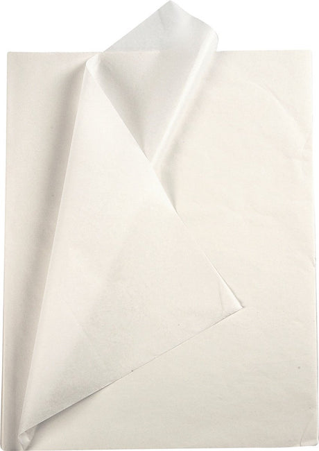 Creativ company tissuepapier - zijdepapier - crepepapier - vloeipapier - wit - verpakken - decoreren - knutselen - 50x70 cm - 14 gram - 10 vellen