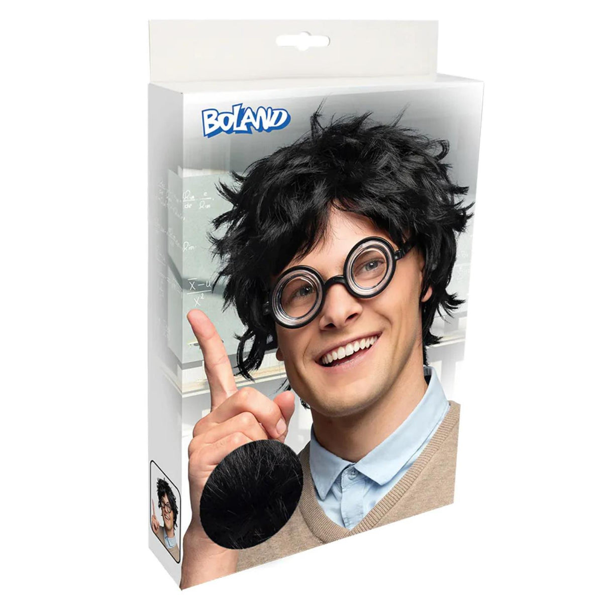 Boland pruik nerd