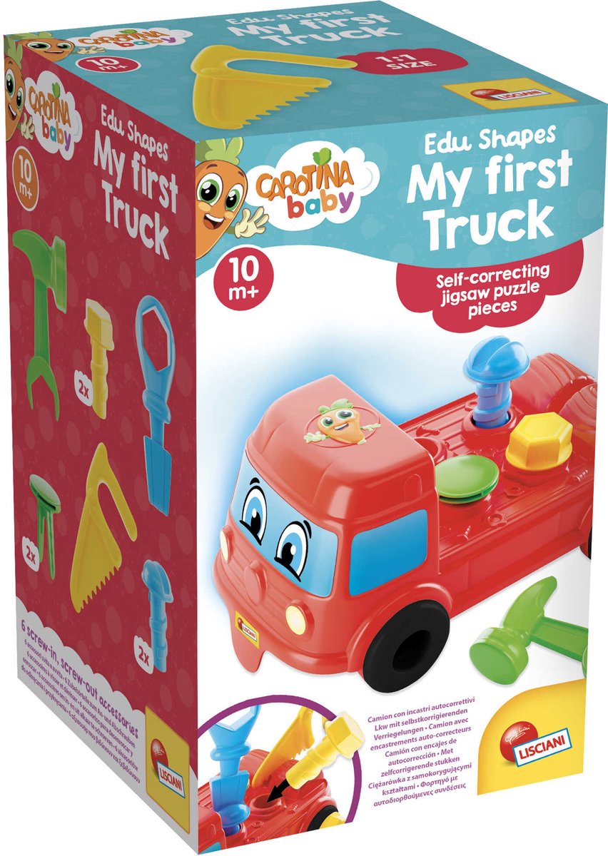 Lisciani carotina baby edu shapes – my first truck