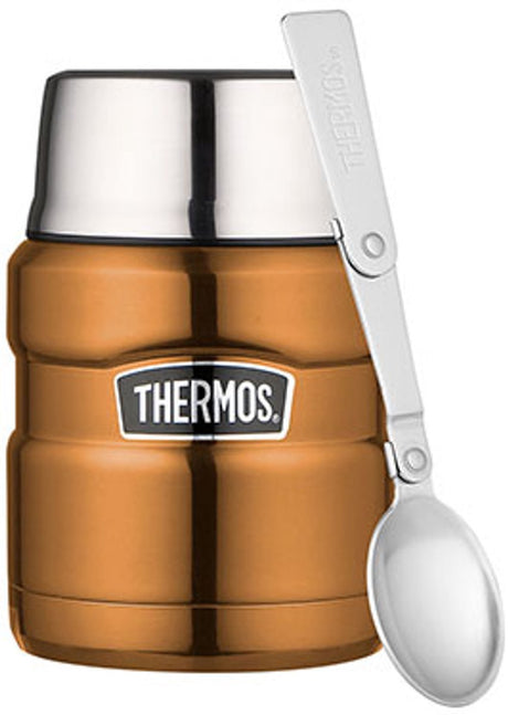 Thermos king voedseldrager - 47 cl - koperkleurig