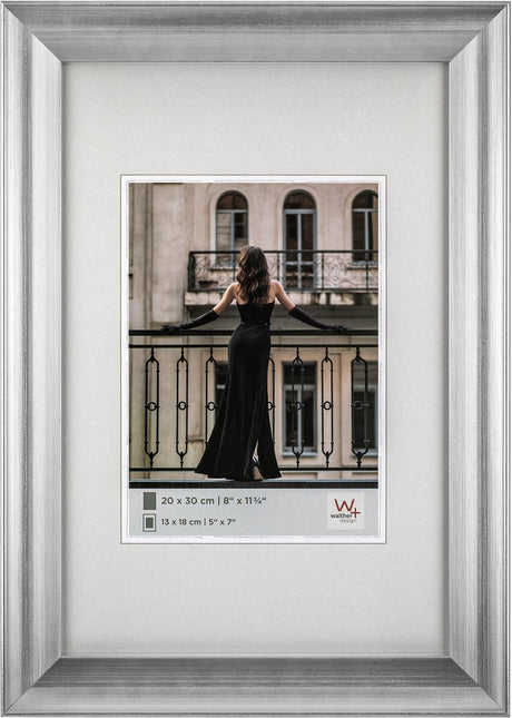 Walther venice - fotolijst - fotoformaat 30x40 cm - zilver