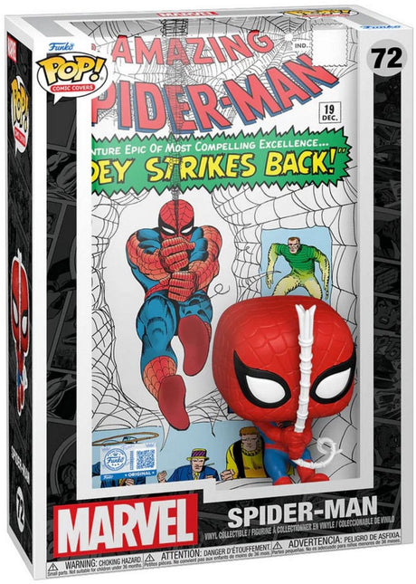 Funko spider-man amazing spider-man (comic cover) vinylfiguur 72 unisex pop! - neutraal - standard