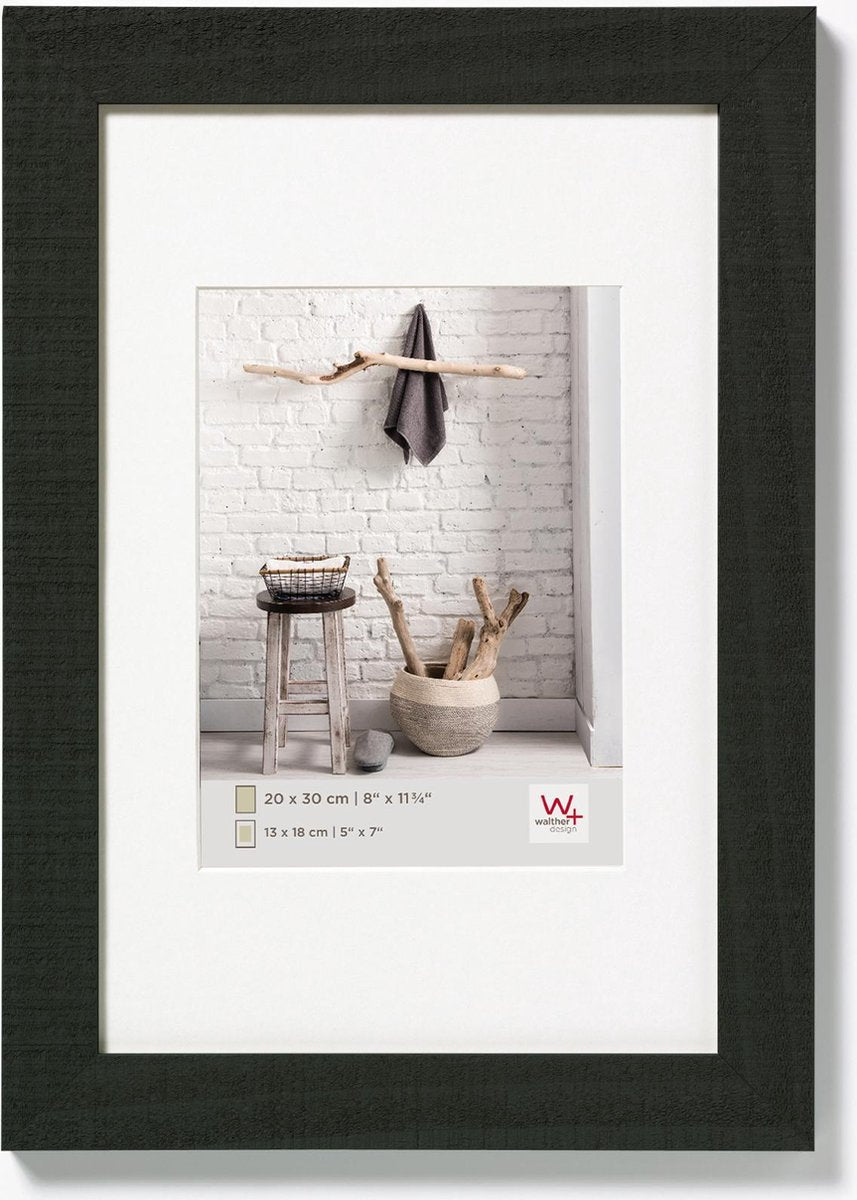 Walther home - houten lijst - fotoformaat 20 x 30 cm - zwart