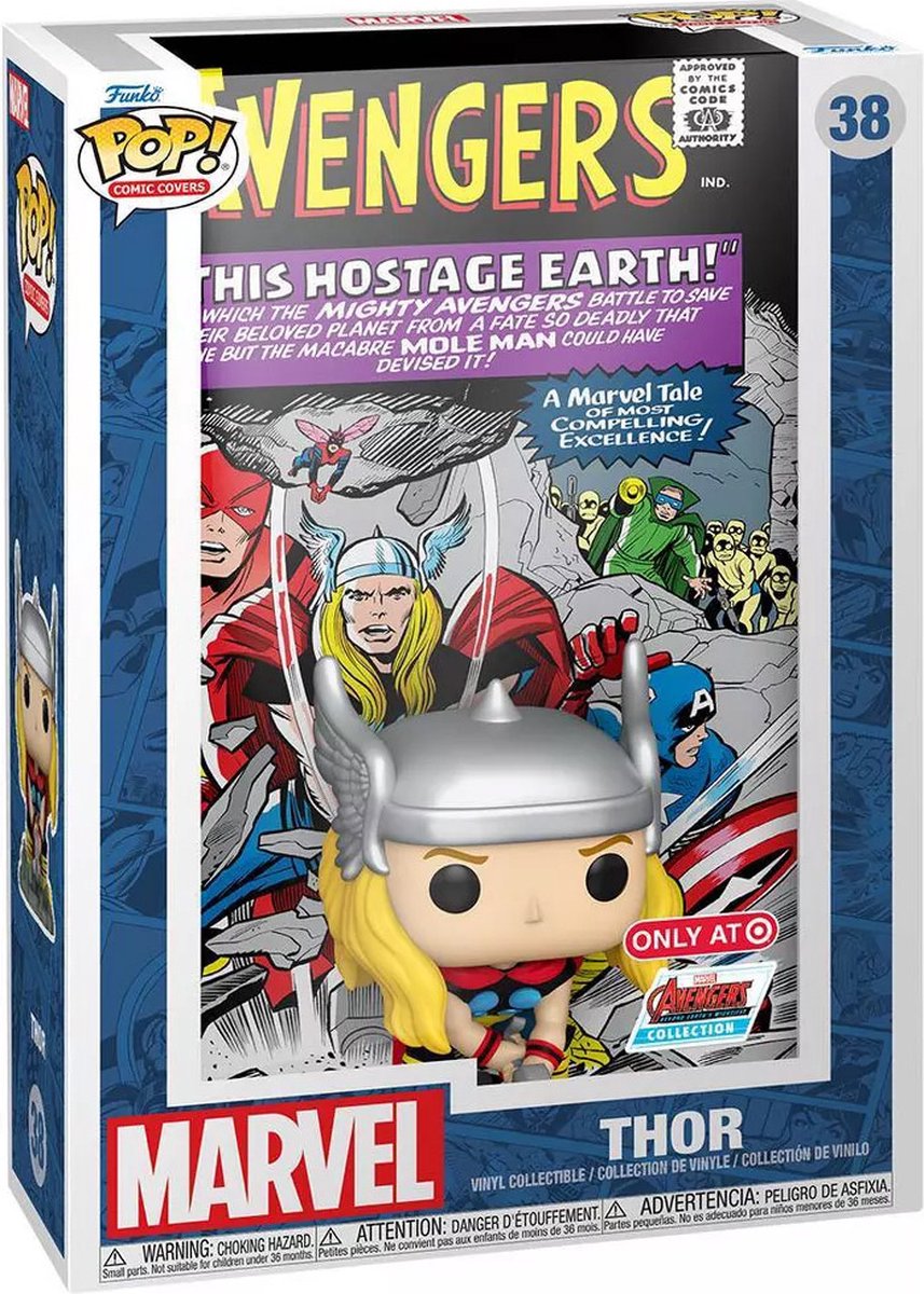 Funko pop! comic cover marvel - thor - special edition (exclusive) #38