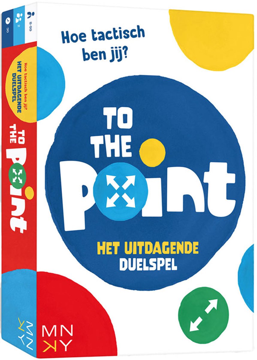 Mnky entertainment to the point - bordspel. 8+