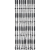 Wicotex perla vliegengordijn 90x220cm zwart