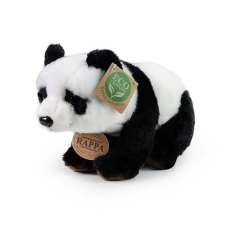 Rappa knuffel panda pluche speelgoed 22 cm multicolor.