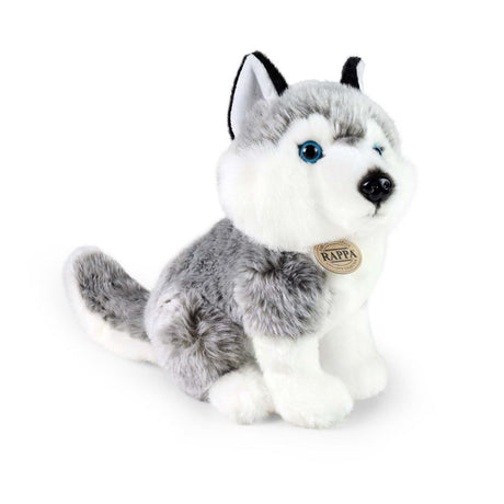 Rappa eco friendly serie - plushen husky knuffel - 30 cm - met gerecycled pet