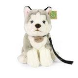 Pluche husky hond 28 cm eco-vriendelijk