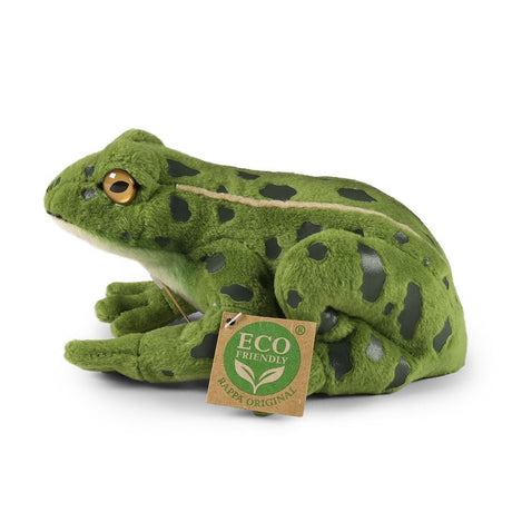 Pluche kikker 19 cm eco-friendly