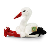 Pluche ooievaar 32 cm eco-friendly