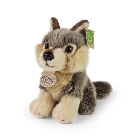 Pluche wolf 18 cm eco-vriendelijk