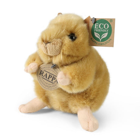 Pluche gouden hamster 16 cm eco-vriendel