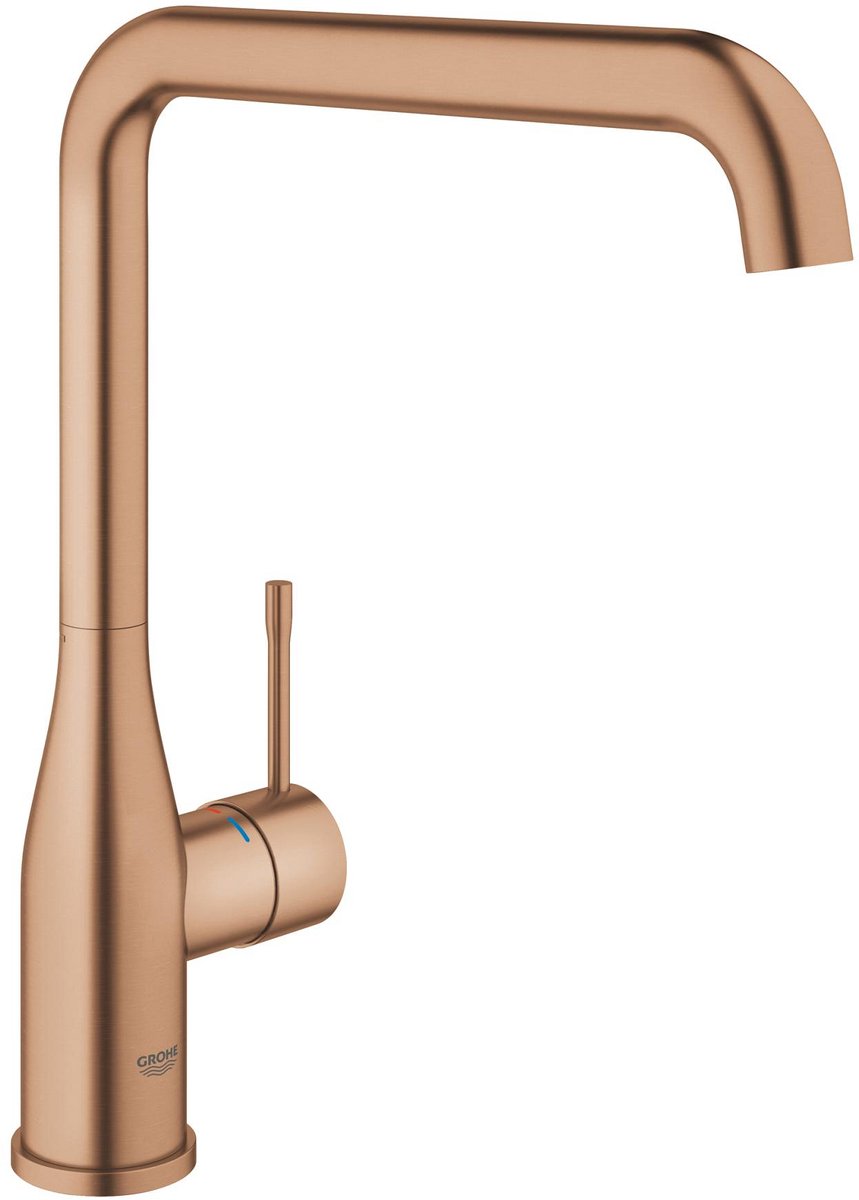 Grohe essence new keukenkraan - hoge uitloop - warm sunset geborsteld (mat brons)