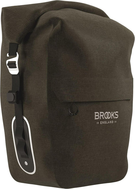 Brooks scape pannier - large (18-22l) - mud green