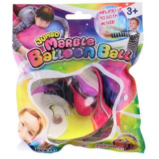 Bubble bal marble opblaasbaar tot 80cm | 12 stuks