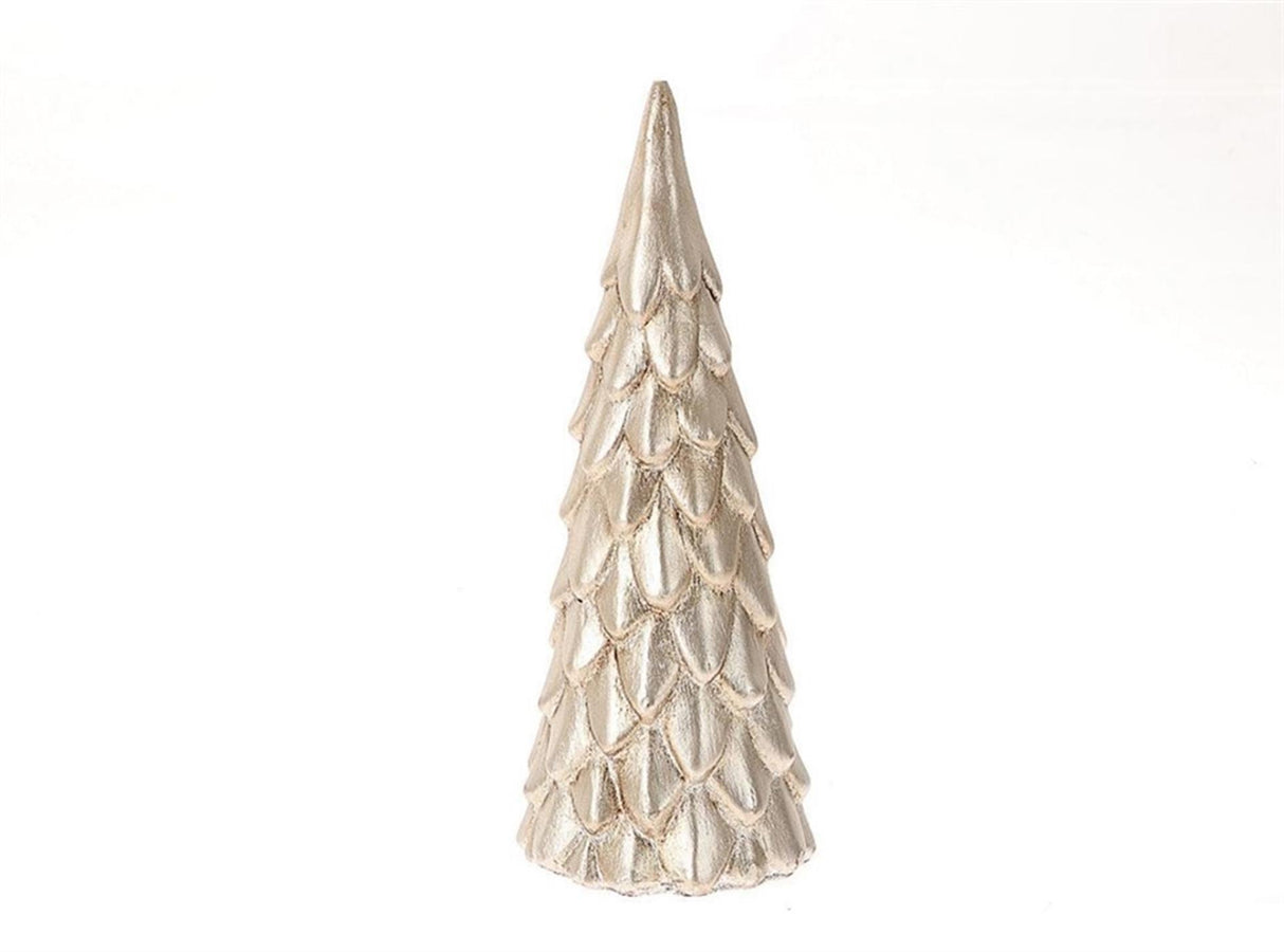 Hbx natural living beeld kerstboom forest dia7x17cm