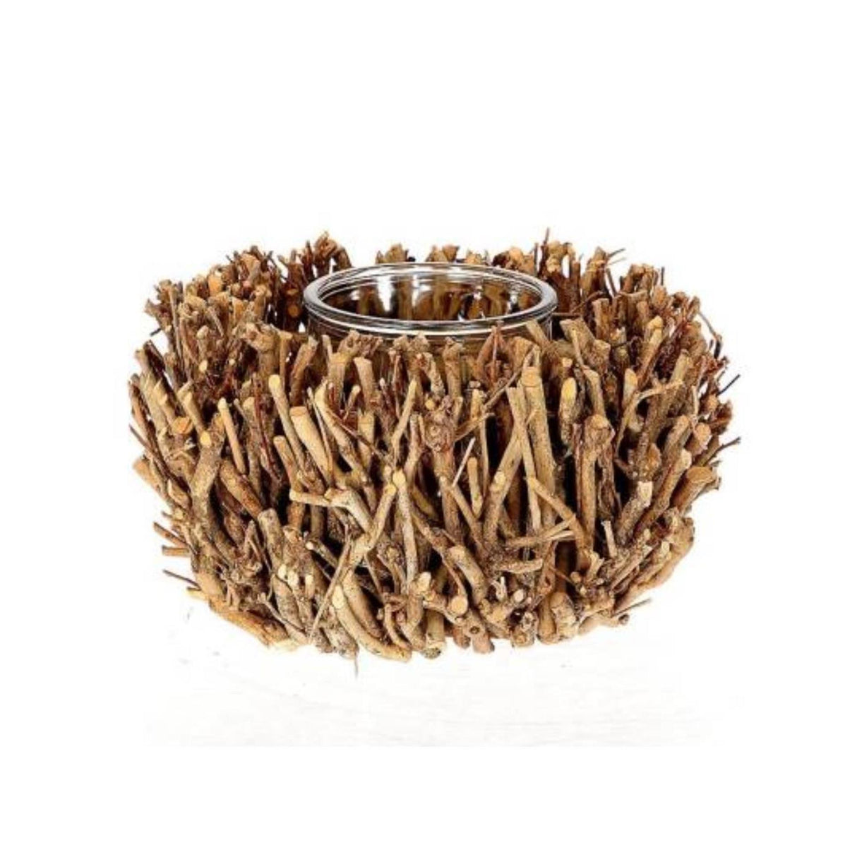 Hbx natural living theelichthouder tea branch d22h12