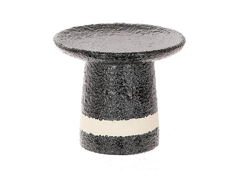 Hbx natural living kandelaar voor stompkaars dia12x10,5cm