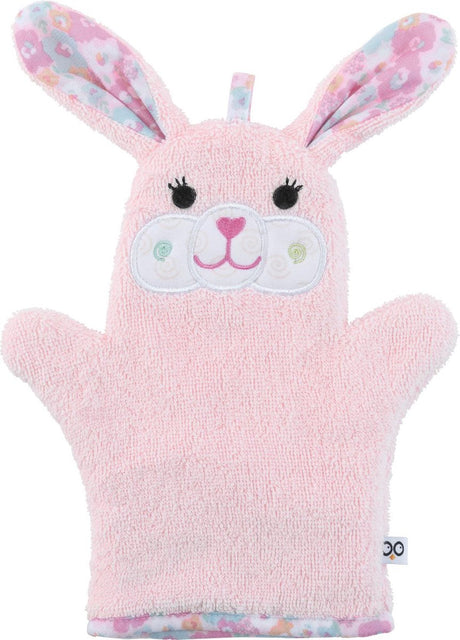 Zoocchini washandje - beatrice the bunny konijn roze