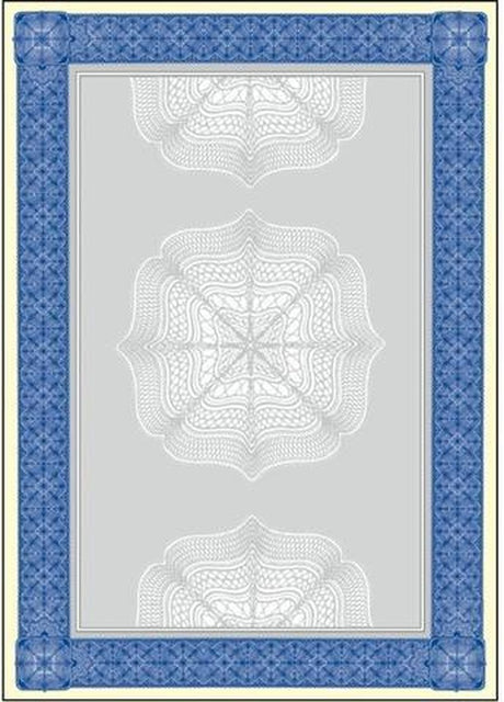 Sigel designpapier - a4 - waardepapier blauw - 185 grams - 20 vel - si-dp490