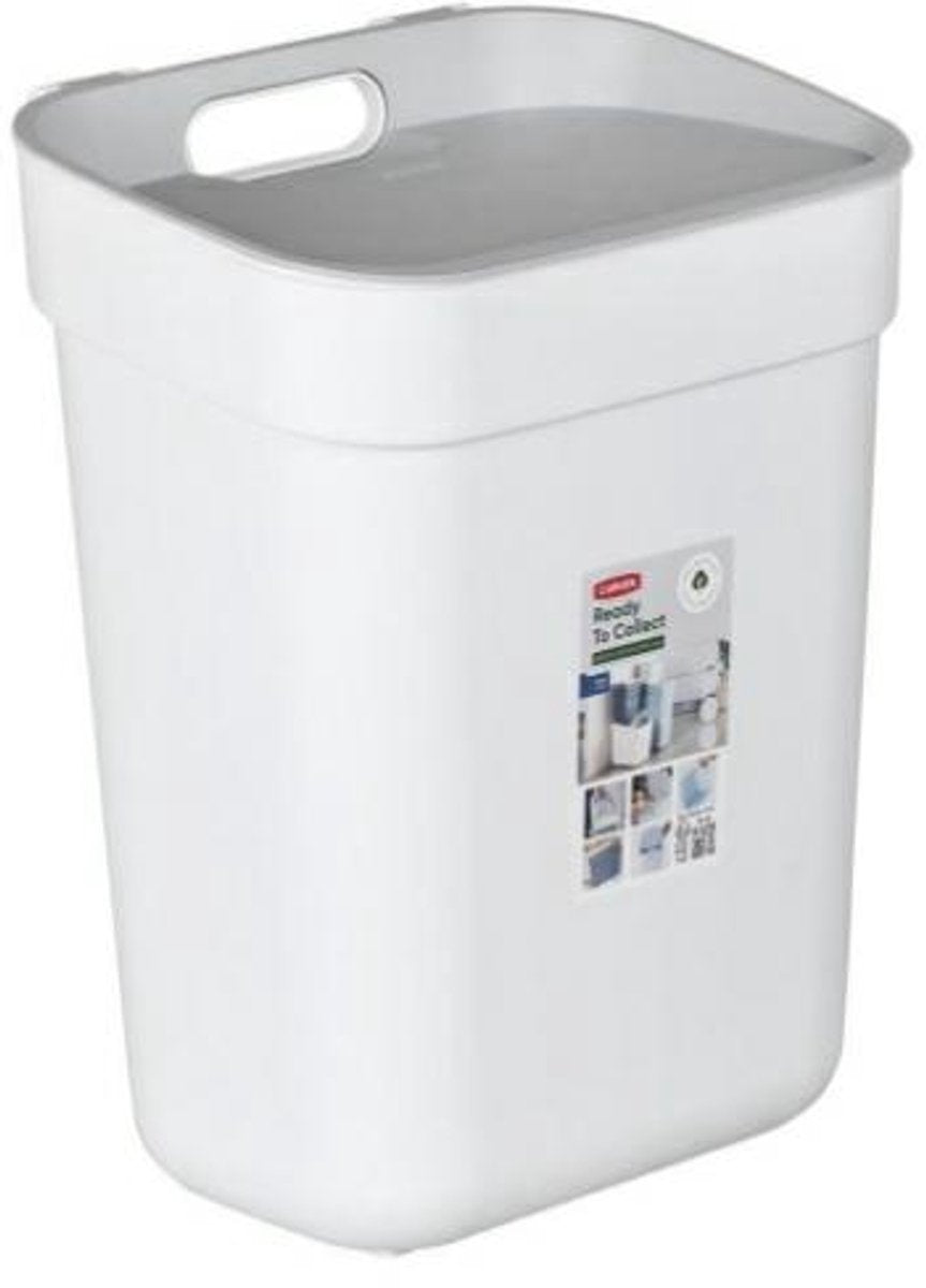 Curver ready to collect prullenbak - 10l - wit