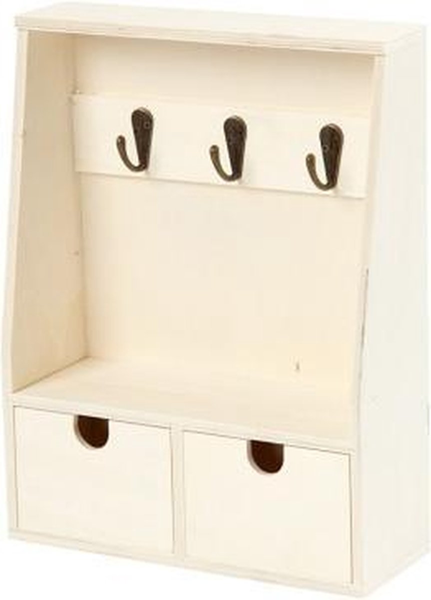 Creativ company https: www.cchobby.nl sleutelkast-h-28-5-cm-d-5-8-cm-b-22-cm-1-stuk