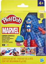 Play-doh marvel captain america stempelschild - boetseerklei