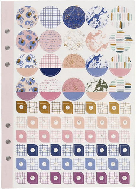 Creativ company stickerboek bloemen a5 voor planner, 578st.