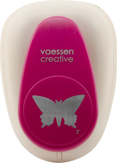 Vaessen creative pons - figuurpons - vlinder - 4,2 x 7 cm
