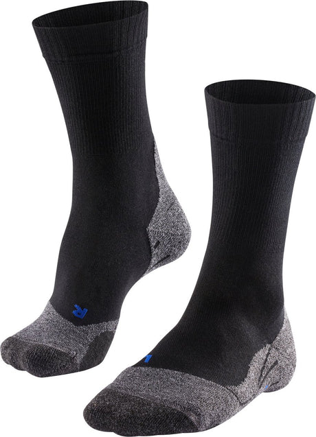 Falke tk2 cool anti-blaar dik lyocell functioneel materiaal wandelsokken dames zwart - maat 39-40