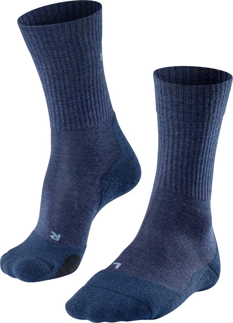 Falke tk2 wool anti-blaar dik wol functioneel materiaal wandelsokken heren blauw - maat 39-41