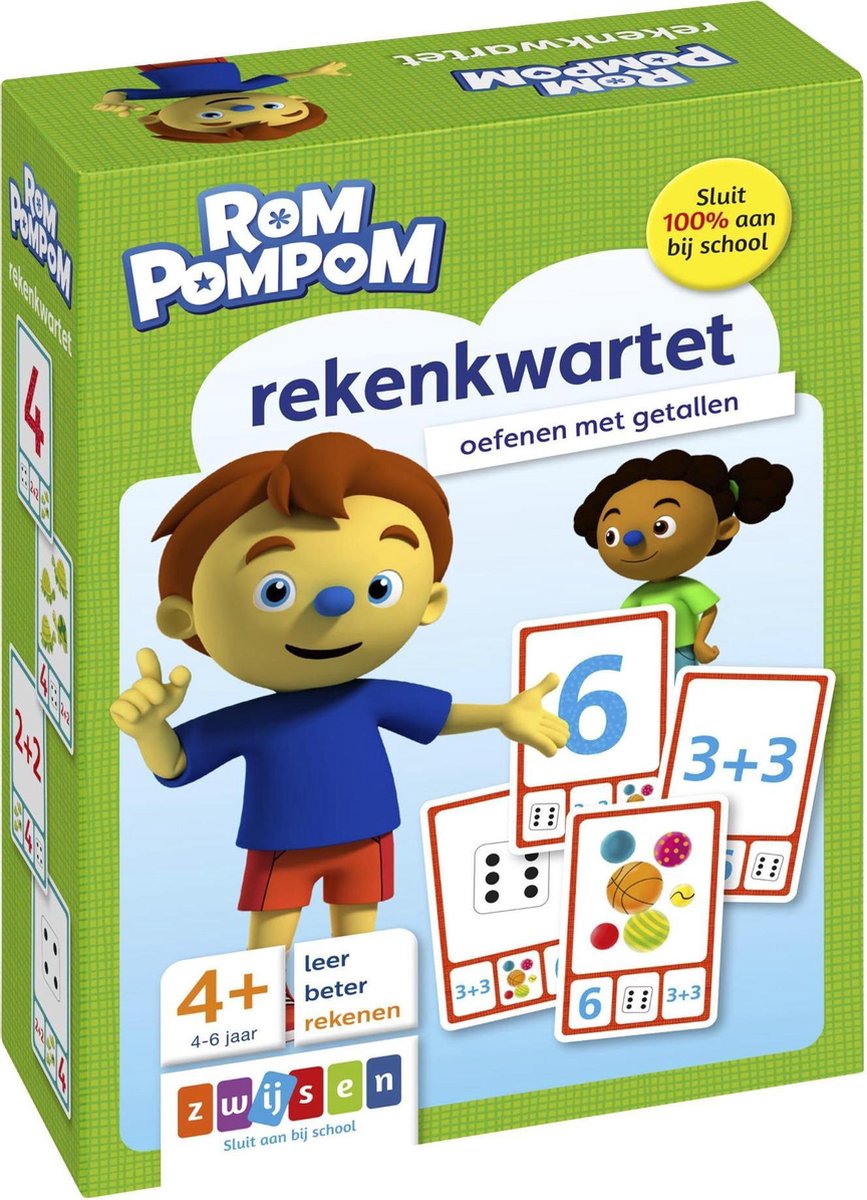 Zwijsen rompompom rekenkwartet