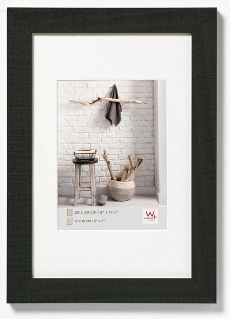 Walther home - houten lijst - fotoformaat 50x70 cm - zwart