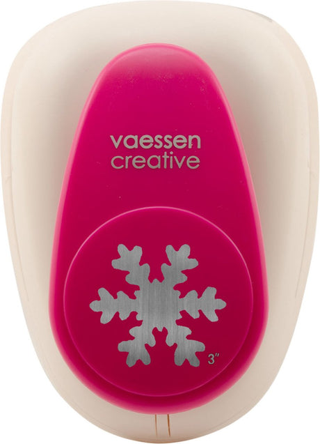 Vaessen creative pons - figuurpons - sneeuwvlok - 6,5 x 7,5 cm