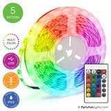 Partyfun lights partyfunlights - led strip - multi-color rgb - werkt op usb - 5 meter