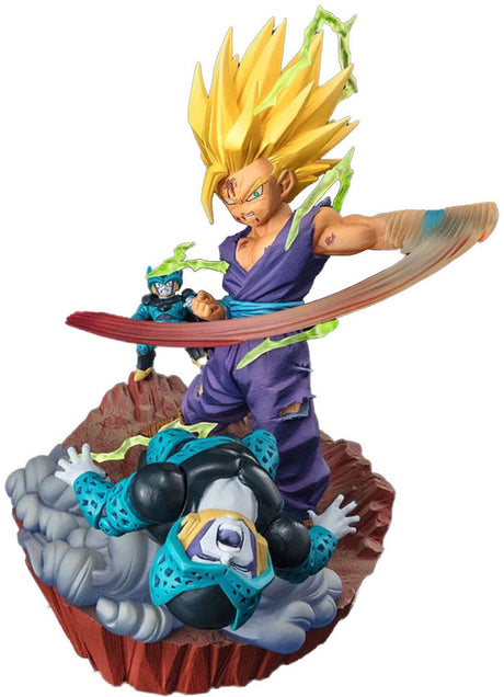Bandai tamashii nations dragon ball figuartszero extra battle pvc statue marshall super saiyan 2 son gohan -anger exploding into power- 20 cm beeld