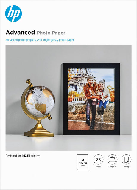 Hp q5456a advanced - glossy fotopapier 250g a4