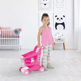 Dolu eenhoorn winkelwagen roze