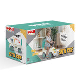Dolu sit 'n ride turquoise geel loopauto
