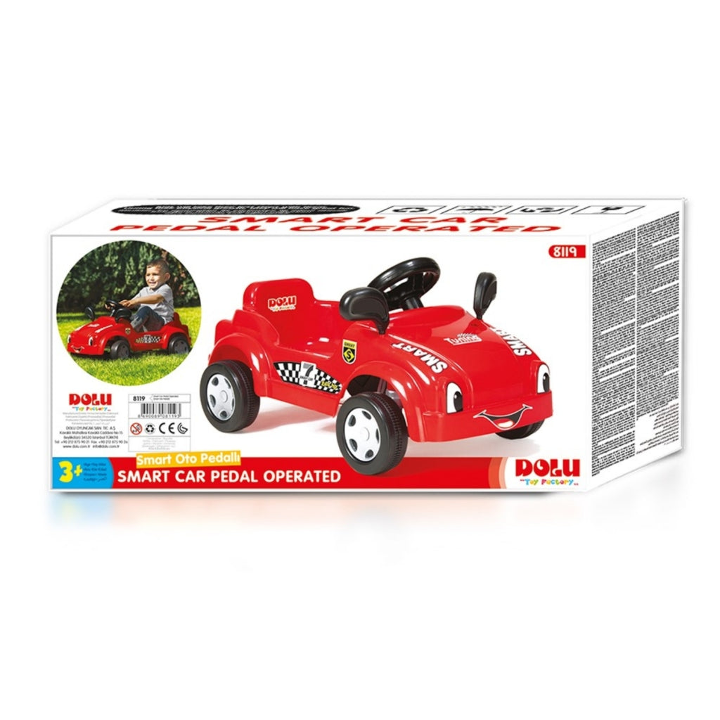 Dolu dolu car trapauto 42x79x49 cm rood