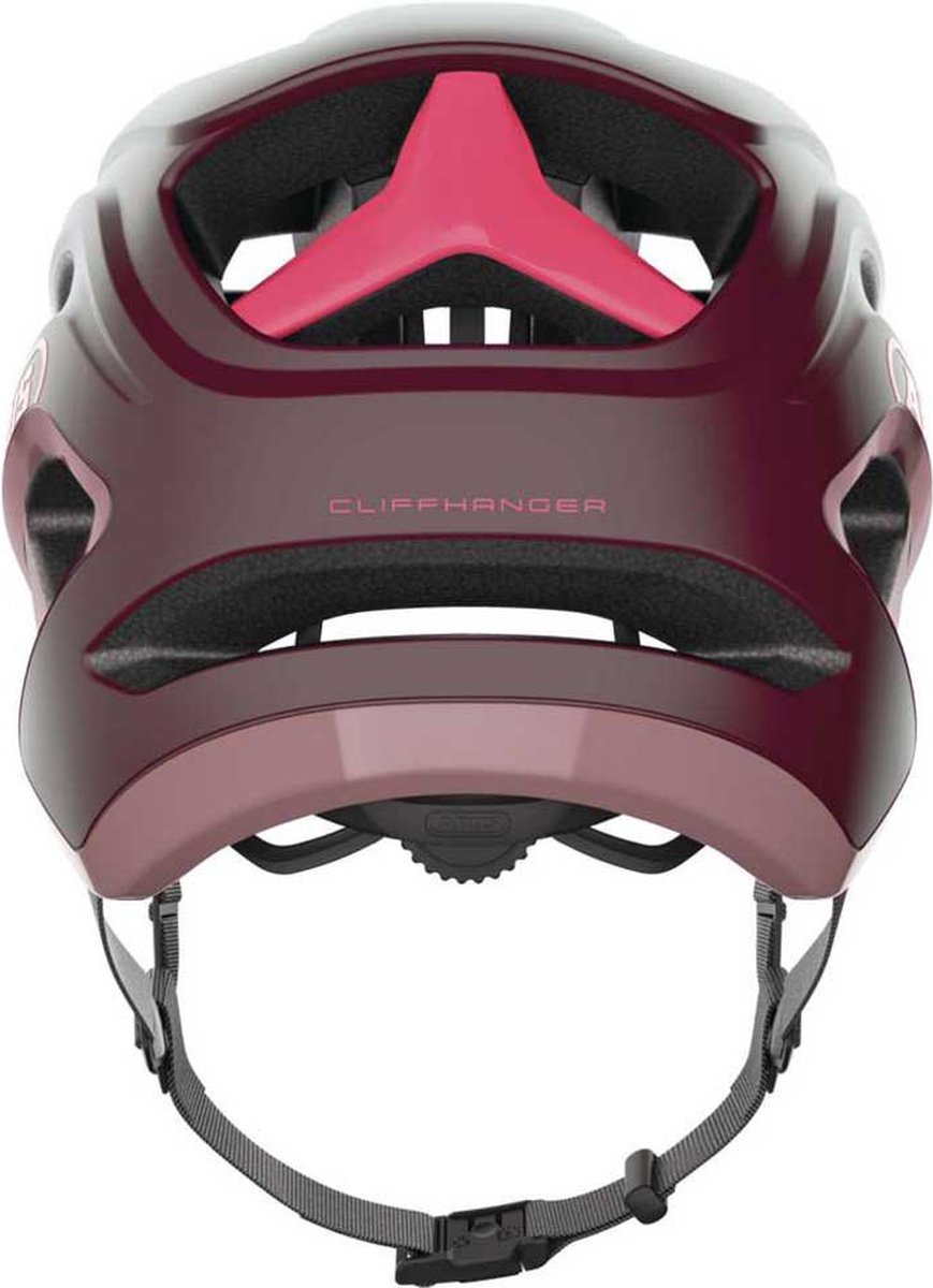 Abus fahrradhelm mtb cliffhanger 67240-wildberry red-m