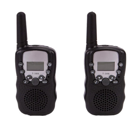 Basic science experiment t-388 walkie talkie + licht zwart