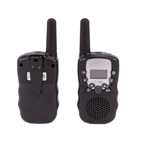 Basic science experiment t-388 walkie talkie + licht zwart