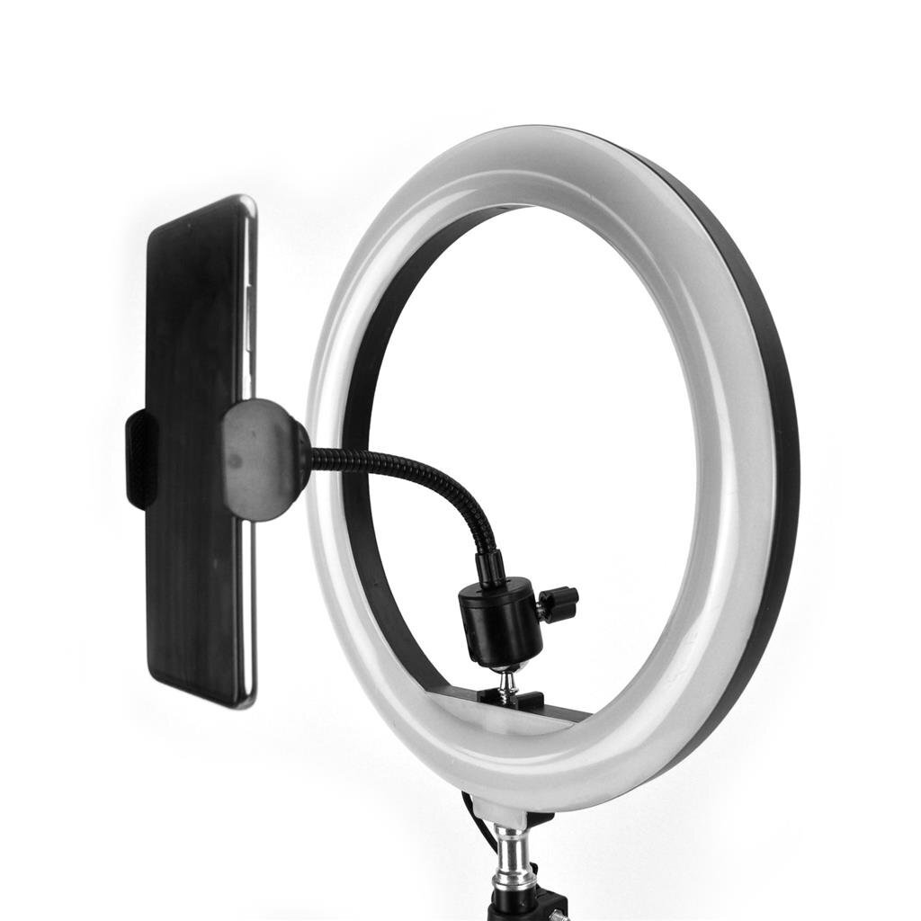 Basic Selfie Ringlamp 26 Cm Met Statief 210cm