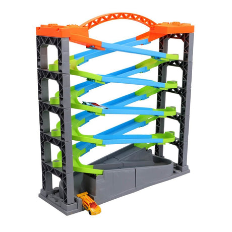 Overige merken racebaan deluxe 5 lagen + 2 racewagens