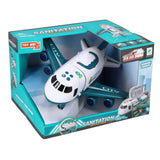 Overige merken vliegtuig city dreamliner 25x30 cm + licht en geluid