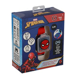 Spiderman speel en leer horloge rood zwart