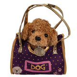 Pluchiez pluche hond knuffel met draagtas - schattig speelgoed.
