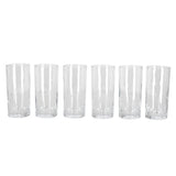 Daily home longdrinkglazen 280 ml 6 stuks transparant